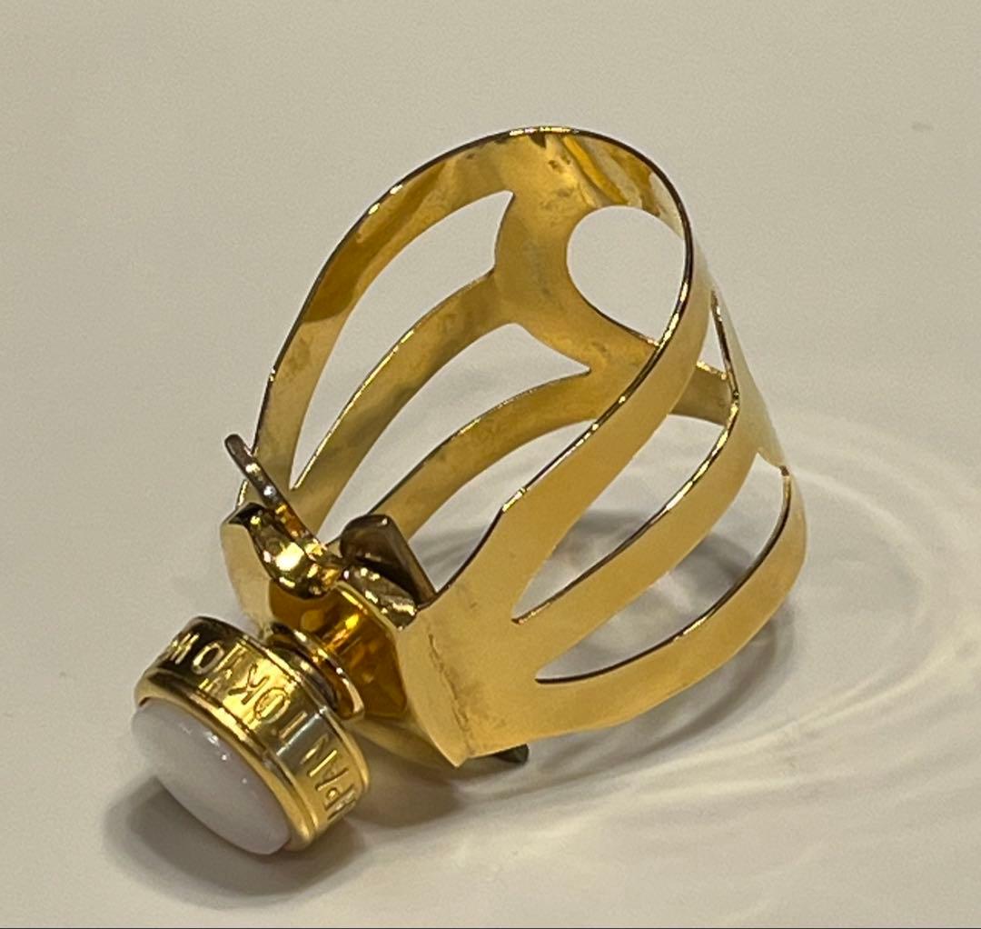 JM リガチャー【ウッドストーンCLASSIC】金メッキ メタル用#9