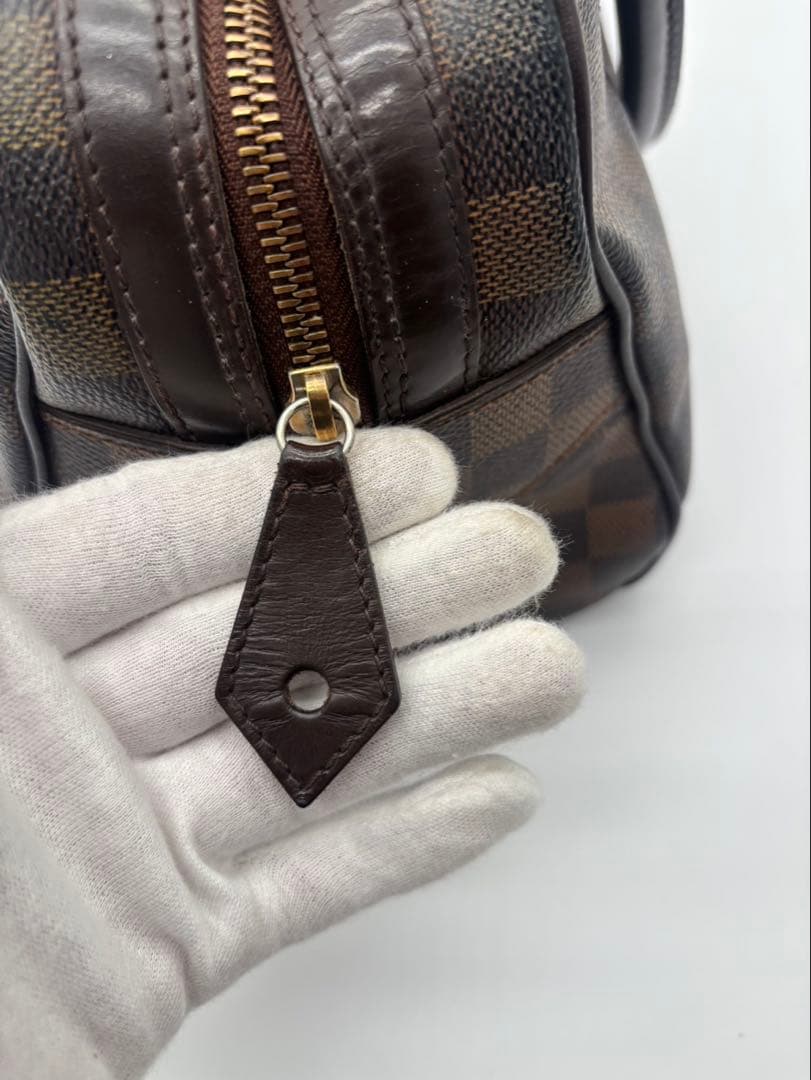 鑑定済 LOUIS VUITTON ルイヴィトン ダミエドゥオモ N60008