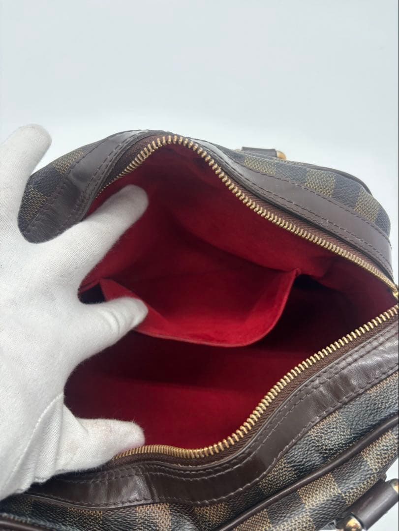 鑑定済 LOUIS VUITTON ルイヴィトン ダミエドゥオモ N60008