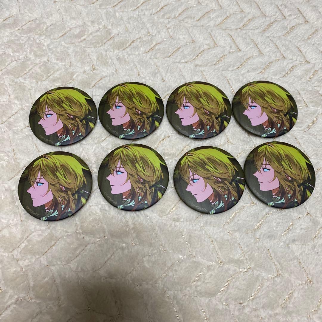 【OVER REQUIEMZ】マット缶バッジ　オバレク　クロード　8個