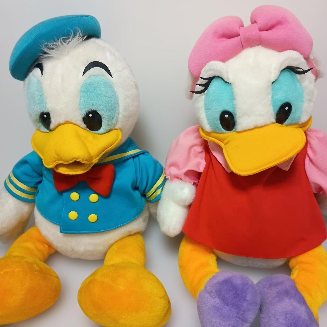 ディズニー　ドナルドダック　デイジービッグぬいぐるみ2体セットディズニーリゾート