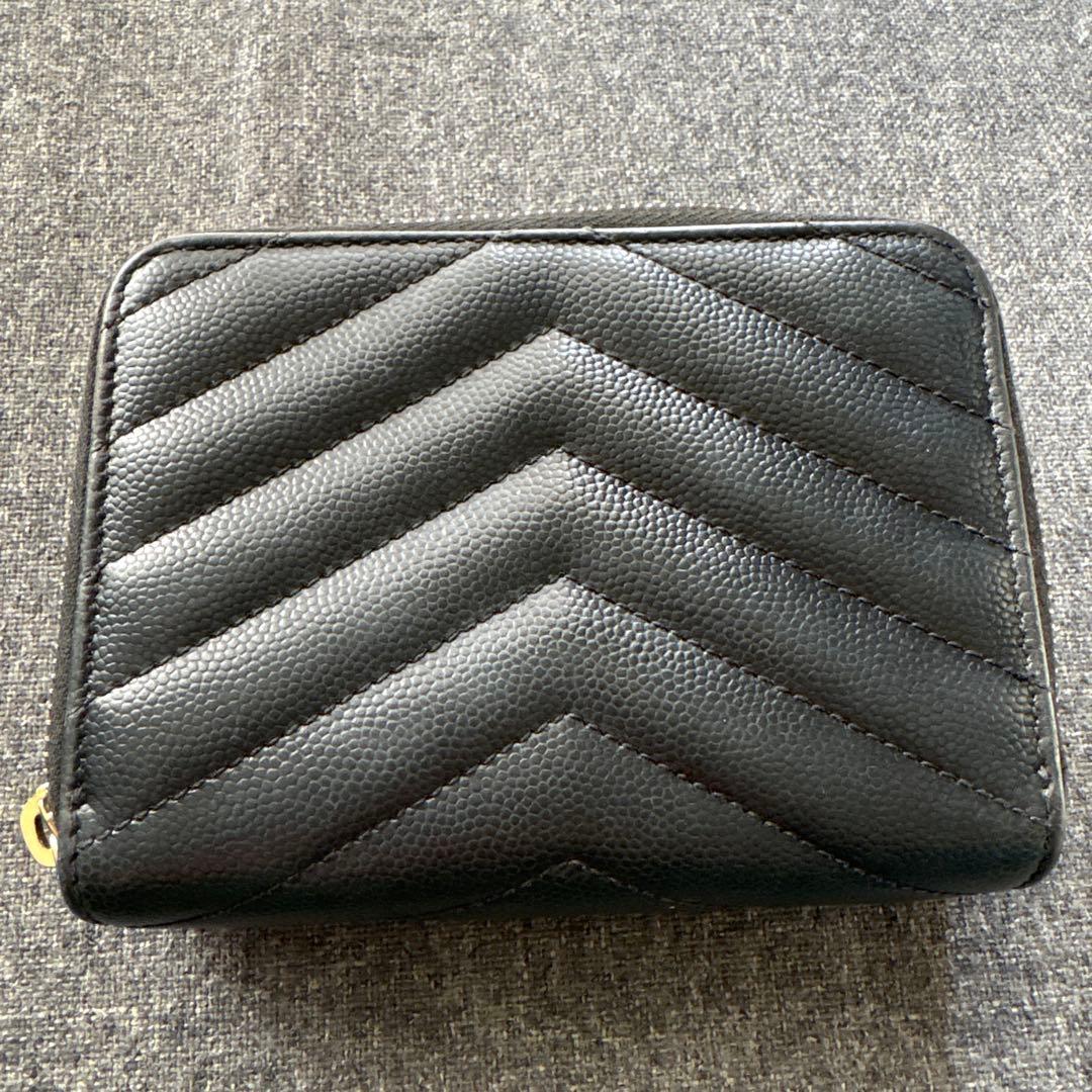 正規品！SAINT LAURENT ブラック 二つ折り財布