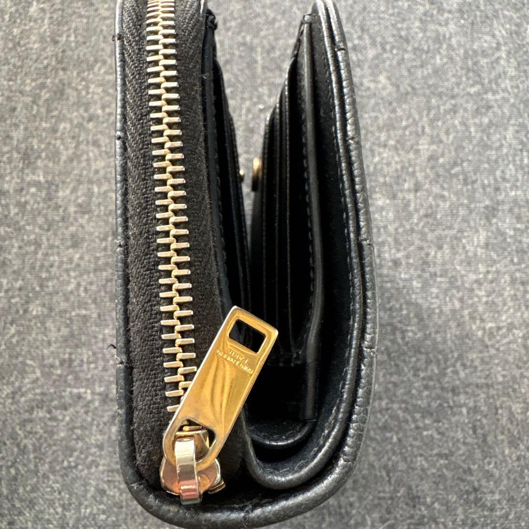 正規品！SAINT LAURENT ブラック 二つ折り財布