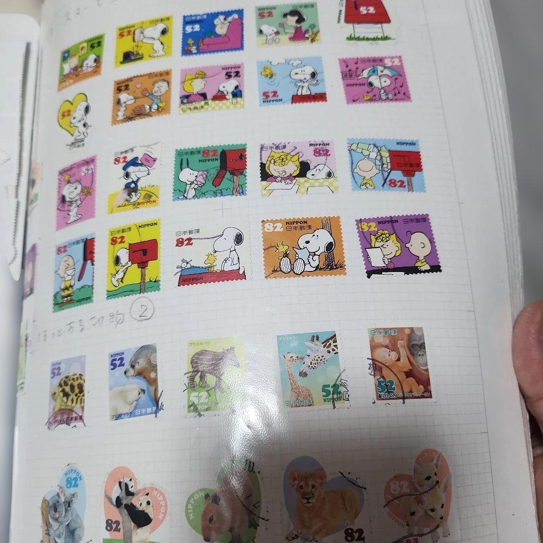 #97 日本使用済み切手　2014-18 一冊 とにかく沢山の切手です