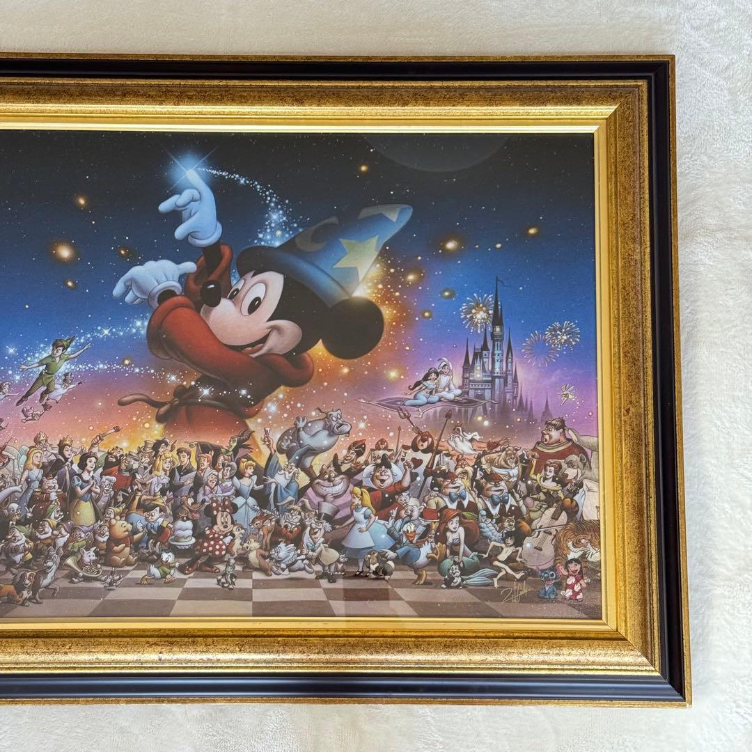 三田恒夫 Mickey’s Party 直筆サイン 証明書 PP アート 限定品