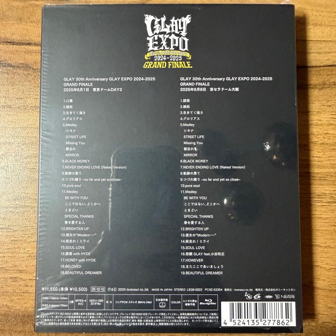 ミュージック Blu-ray 30th GLAY EXPO GRAND FINALE 2025