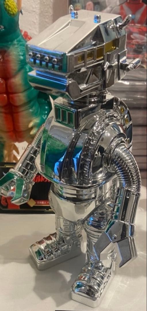 Y・MSF 四次元ロボ獣 メカギラス メッキバージョン 新品 ソフビ