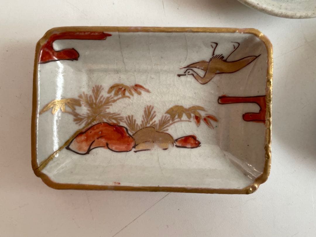 骨董　アンティーク　古伊万里　染付　色絵　豆皿　小皿　いろいろ　アソート