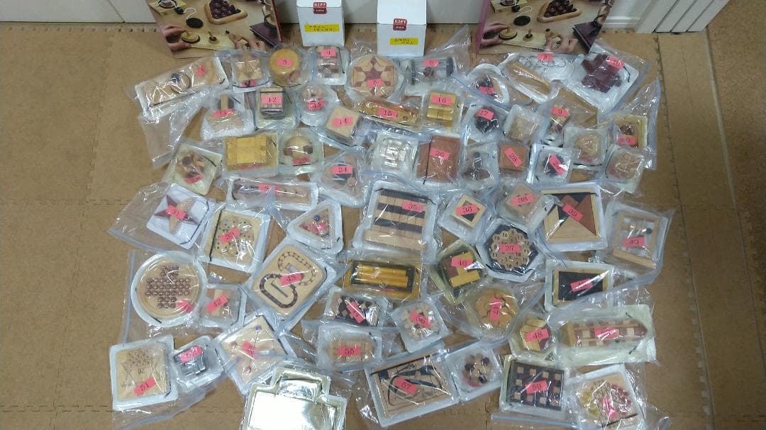 ①アシェット パズルコレクション 1～60 ＋2＝62個