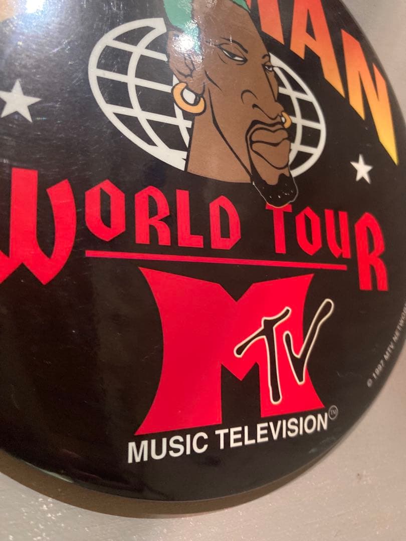 MTV denis rodman1997 world tour デカバッジ　レア