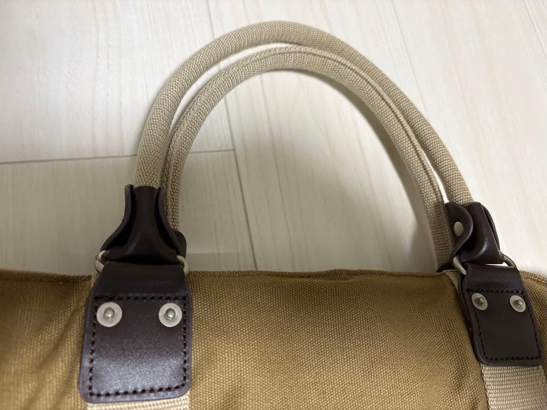 帆布工房 ボストンバック カーキ TRIPLINEシリーズ Lサイズ