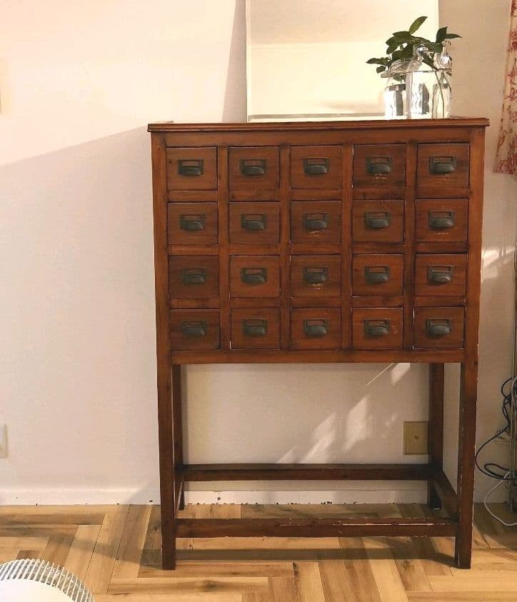 小引き出し　アンティークシェルフ