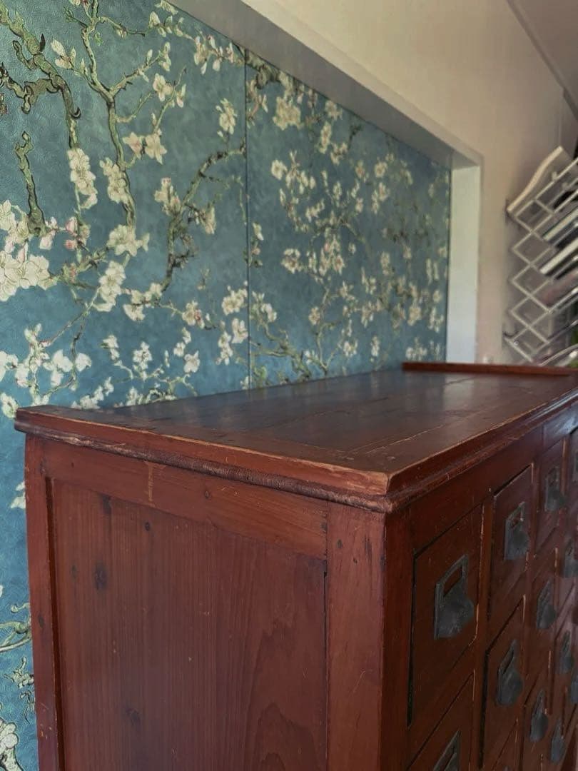 小引き出し　アンティークシェルフ