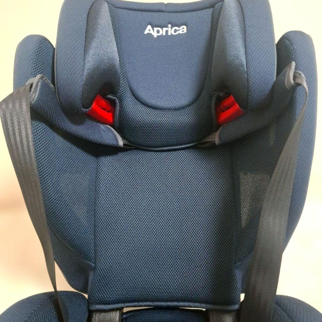 【美品】アップリカ エアグルーヴAD ネイビー チャイルドシート