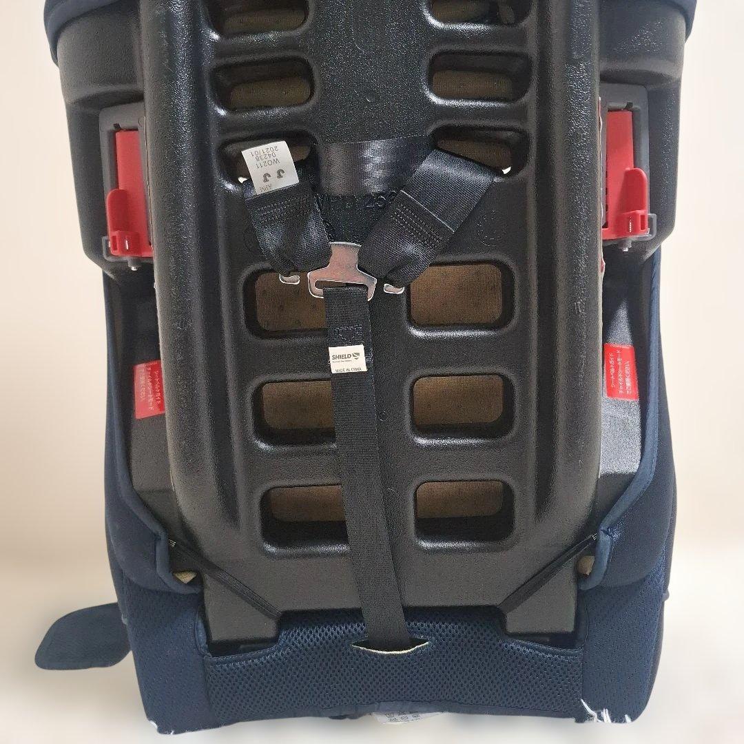 【美品】アップリカ エアグルーヴAD ネイビー チャイルドシート