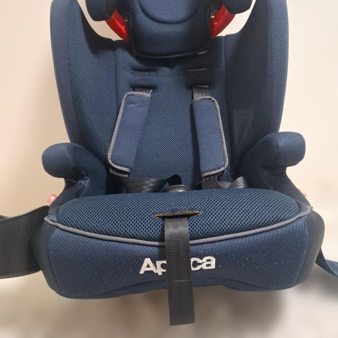 【美品】アップリカ エアグルーヴAD ネイビー チャイルドシート