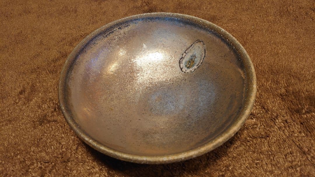 古越前　越前焼　窯焼　灰釉　天目　蔵出し　１客