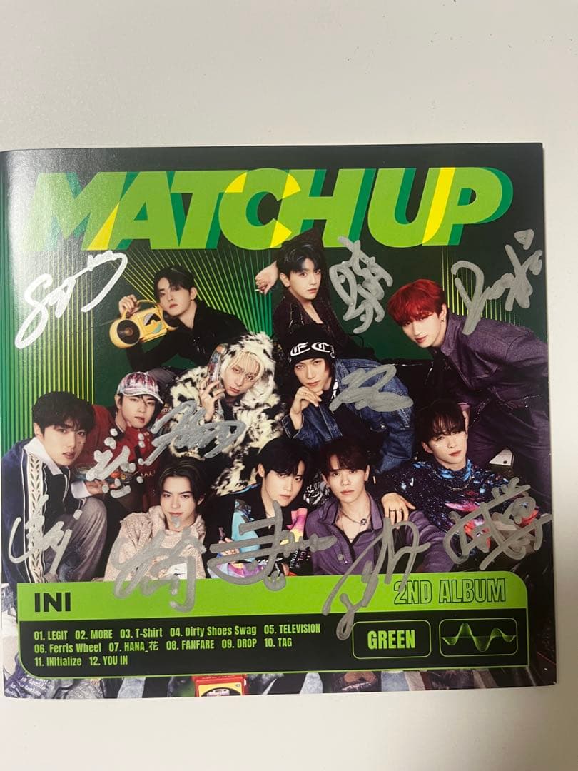 【激レア】INI MATCH UP ALBUM 直筆サイン入りCD