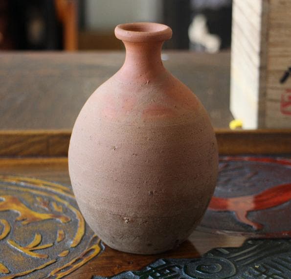 人間国宝 藤原啓 備前焼とっくり 昭和59年追悼展 徳利 酒器 ビンテージ陶磁器