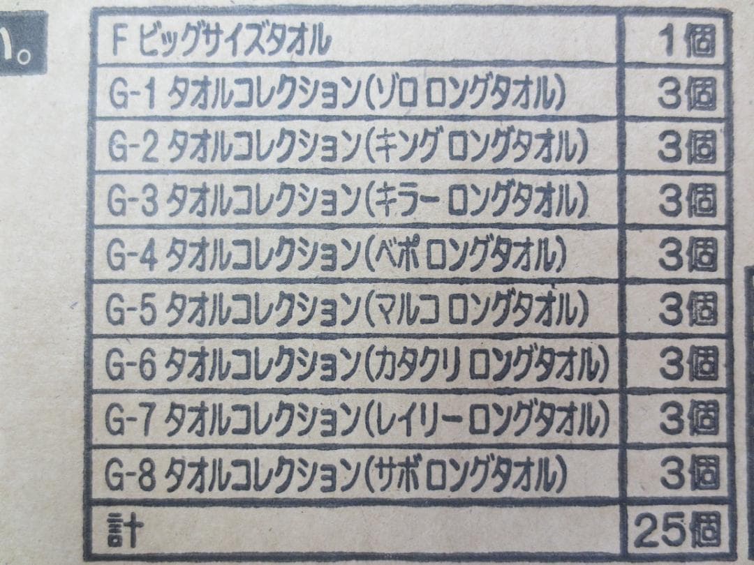 一番くじ　ワンピース　1ロット　難攻不落ノ懐刀　計81点