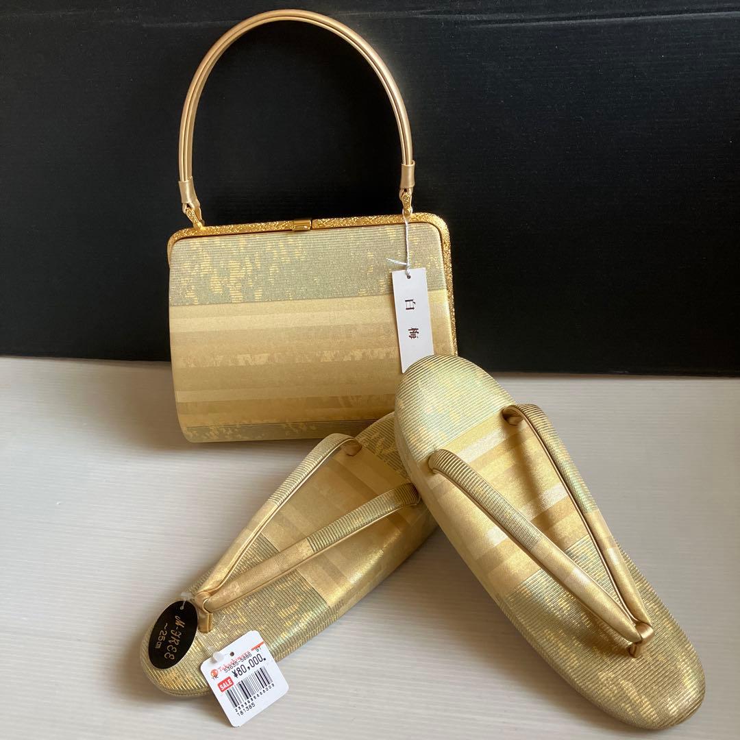 ★338 和装小物　草履　バック　セット