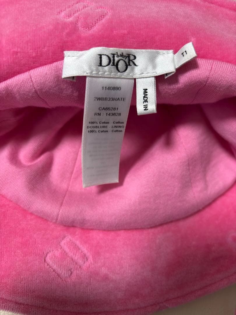 baby DIOR ピンク ハット T1