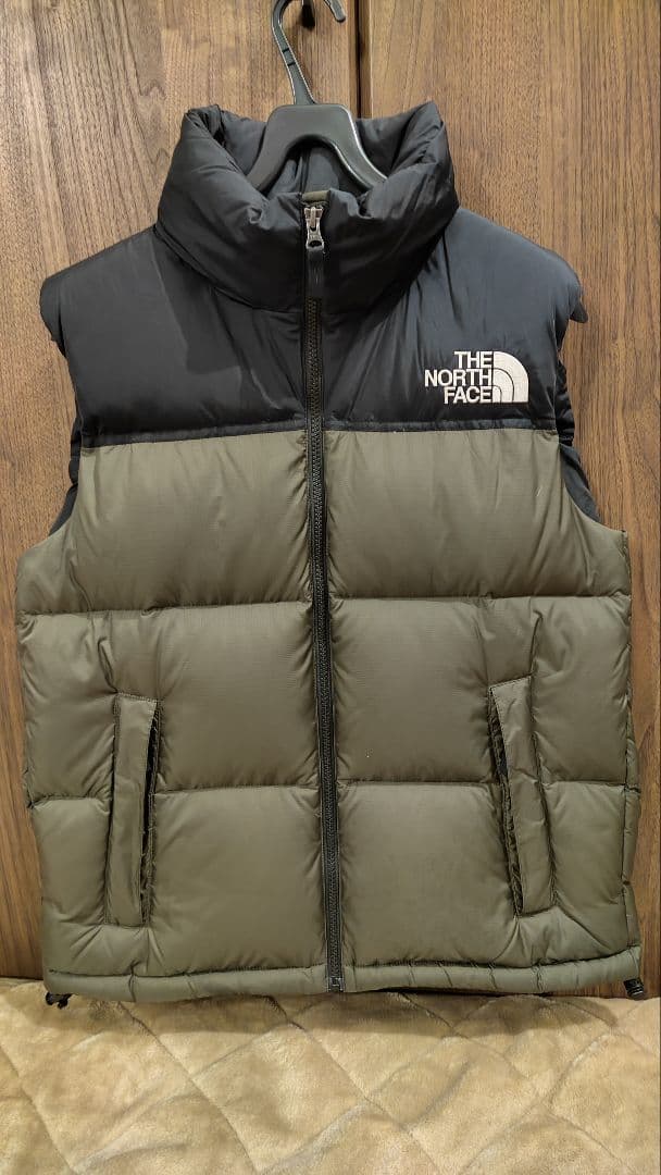 THE NORTH FACE ダウンベスト M ブラック/カーキ
