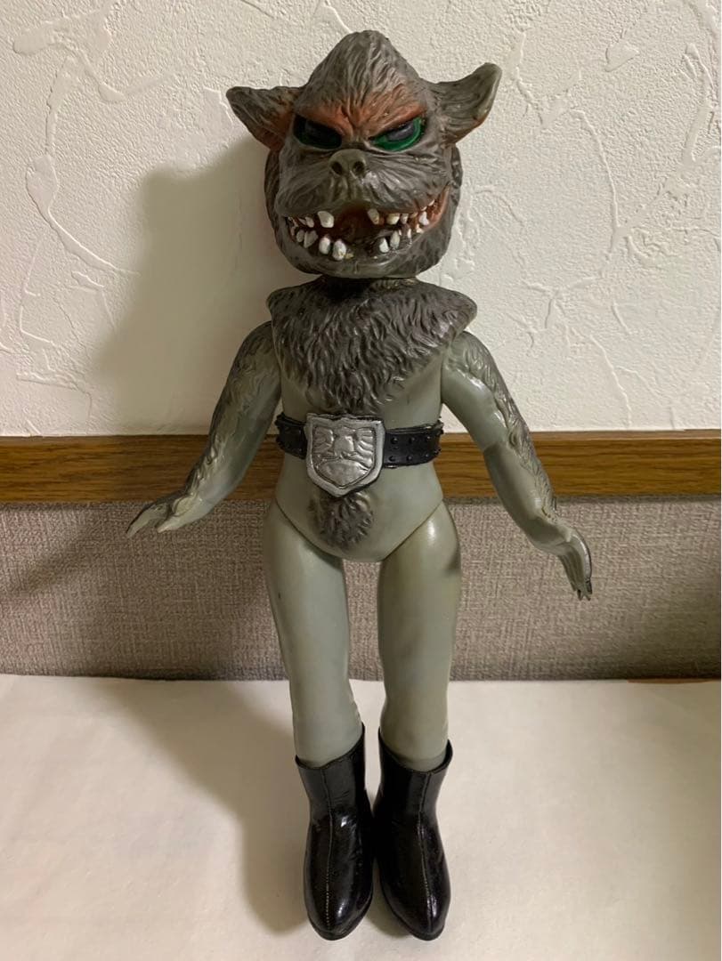 ⚠️レア・当時物　仮面ライダー　狼男　オオカミ男　旧バンダイ　スタンダードサイズ