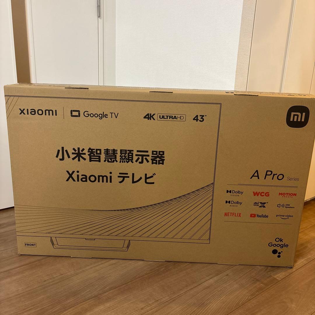 【新品・未開封・送料込み】Xiaomi 4K TV A Pro 43インチ