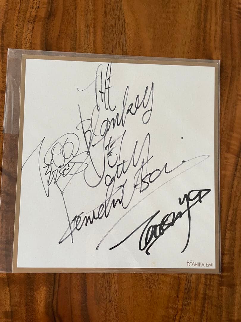 ブランキージェットシティ　BLANKEY JET CITY サイン