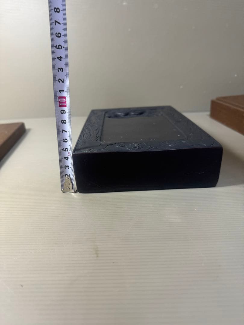 2611 中国 古硯　工芸品 書道具 龍文 彫刻