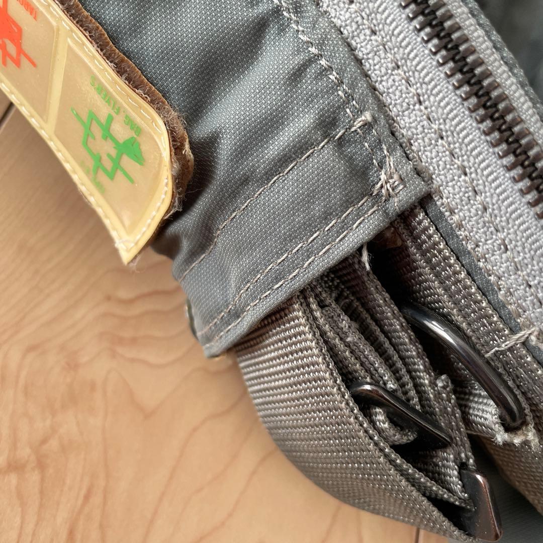 ヴィテージ希少LUGGAGE LABEL山口タグエアフォースナイロン