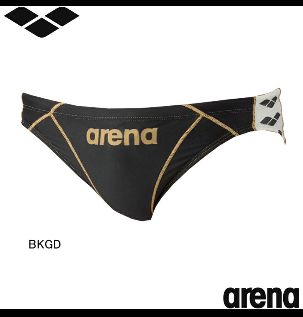 AS6SWM45M arena 競泳水着 黒金 Lサイズ