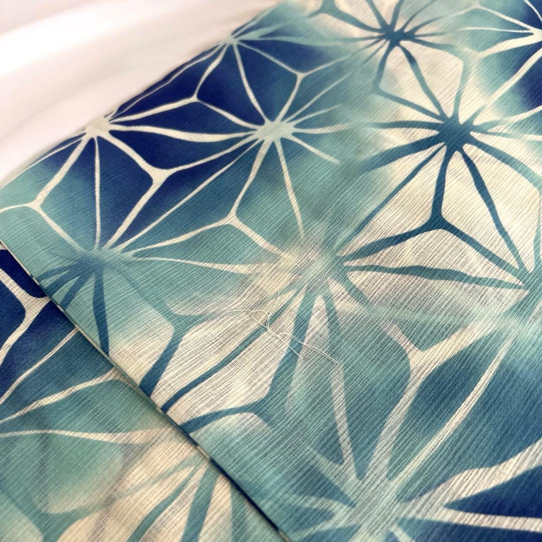 浴衣【未使用品】✭和遊日✭ 《綿麻》TL サイズ✭着物丈 170 裄70