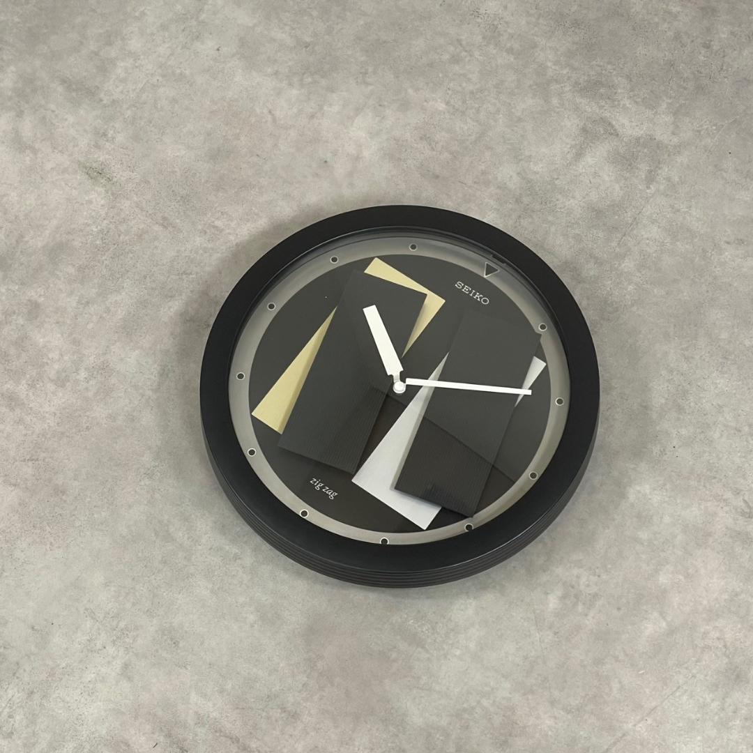 80's SEIKO セイコー ウォールクロック 壁掛け時計 モダン ビンテージ