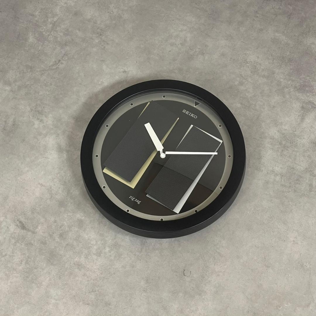 80's SEIKO セイコー ウォールクロック 壁掛け時計 モダン ビンテージ