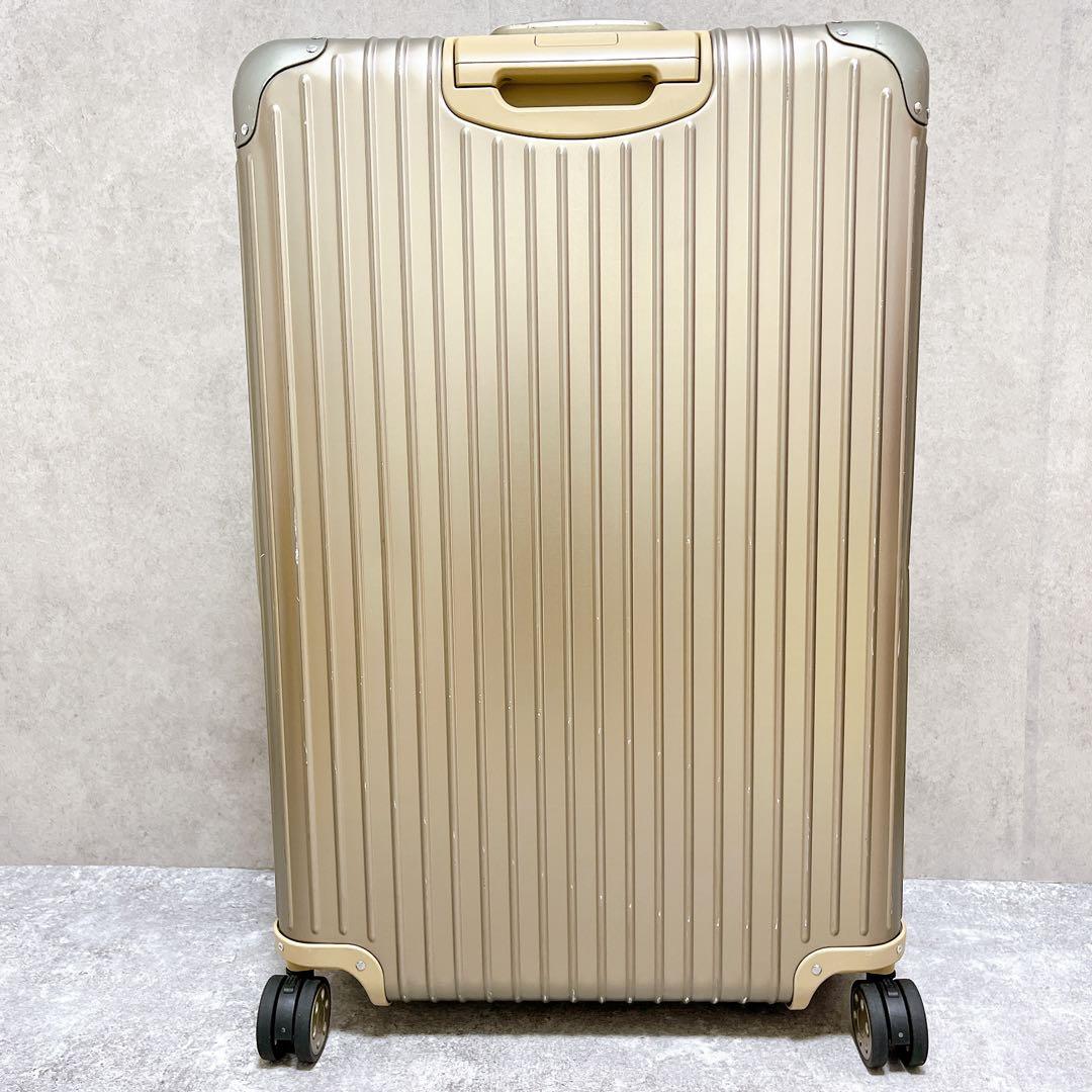 リモワ トパーズ チタニウム キャリー スーツケース アルミ 電子タグ 4輪