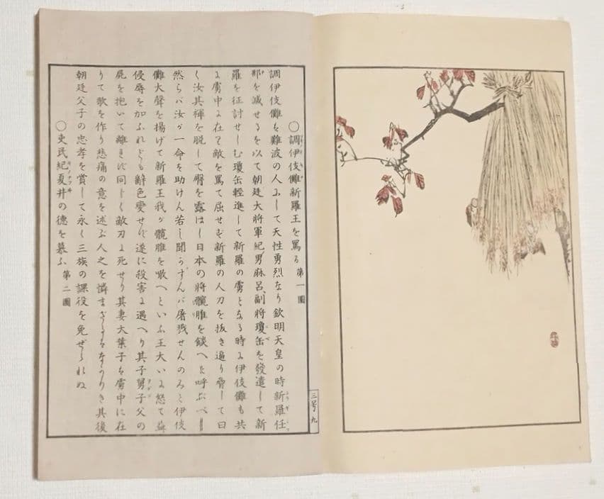 多色刷り木版画本日本歴史画報第三号編輯者松本楓湖明治25年大倉書店出版