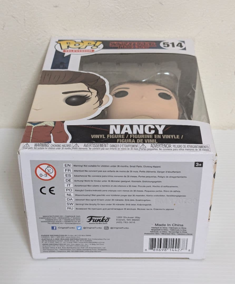 Funko POP　Nancy　#514　ストレンジャーシングス　ナンシー