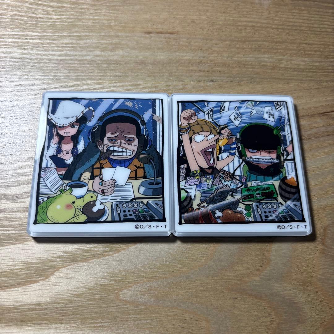 ONE PIECE 麦わらスペーストレーディング10種アクリルマグネットvol2