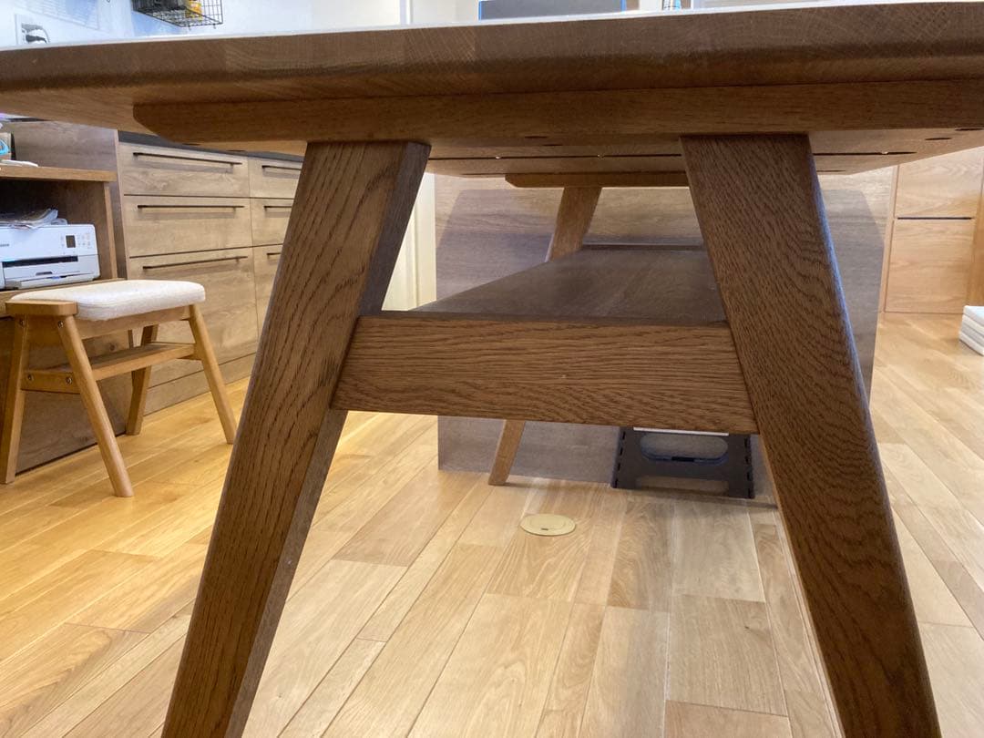 unico ADDAY木製 ダイニングテーブル