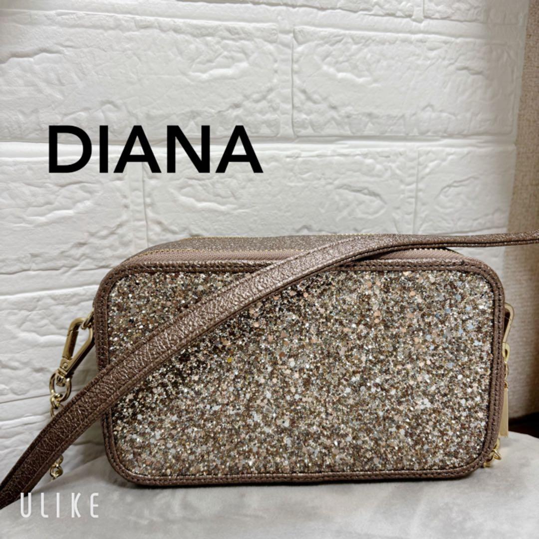 ダイアナ　ショルダーバック　スパンコール　キラキラ　　結婚式　入学式