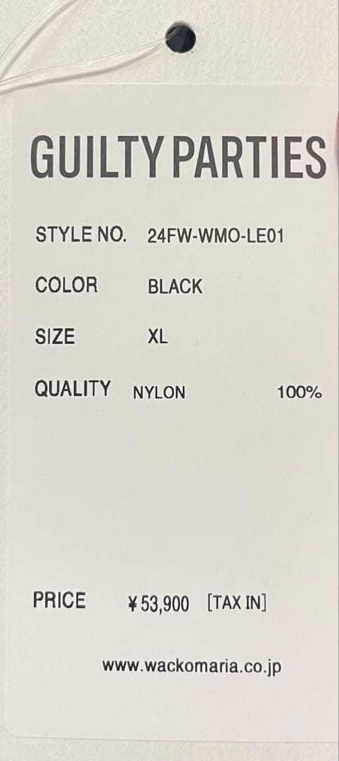 ワコマリア✖️Lee ブラック ジャンパー ヒョウ柄裏地