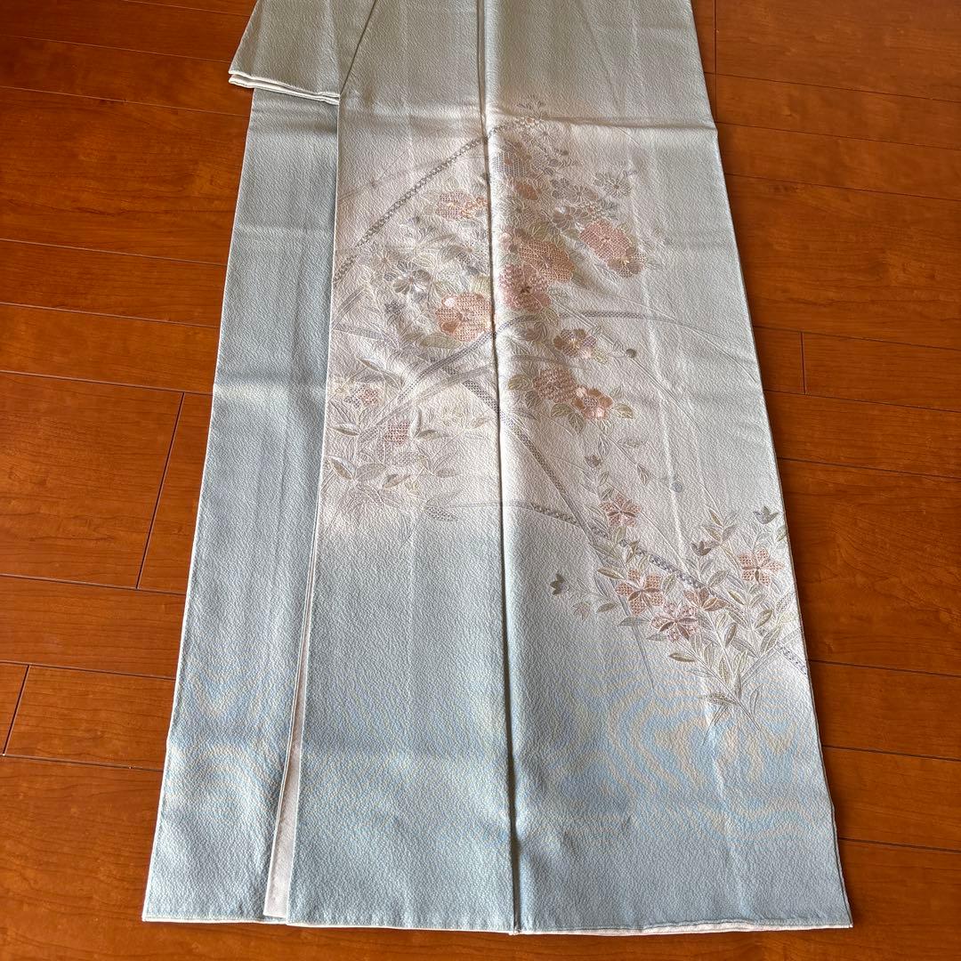 訪問着 スワトウ刺繍 小柄な方 入学式 結婚式 お宮参り