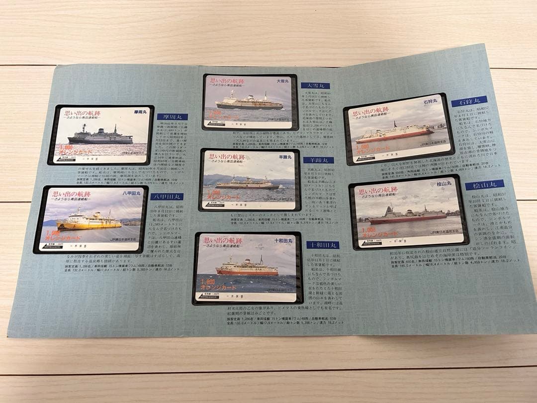 思い出の航跡 さよなら青函連絡船　オレンジカード