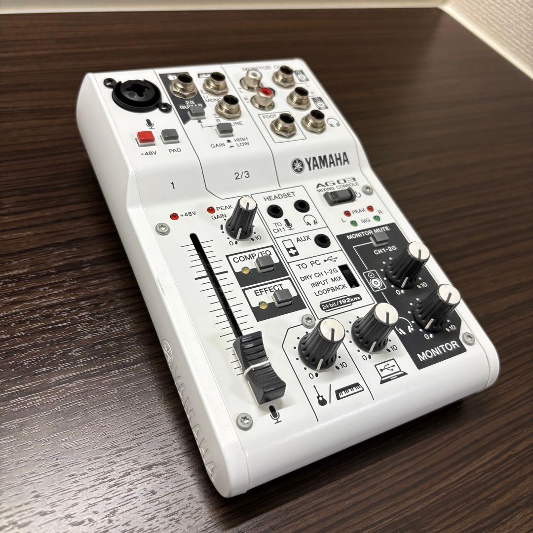 YAMAHA AG03 ミキシングコンソール オーディオインターフェース