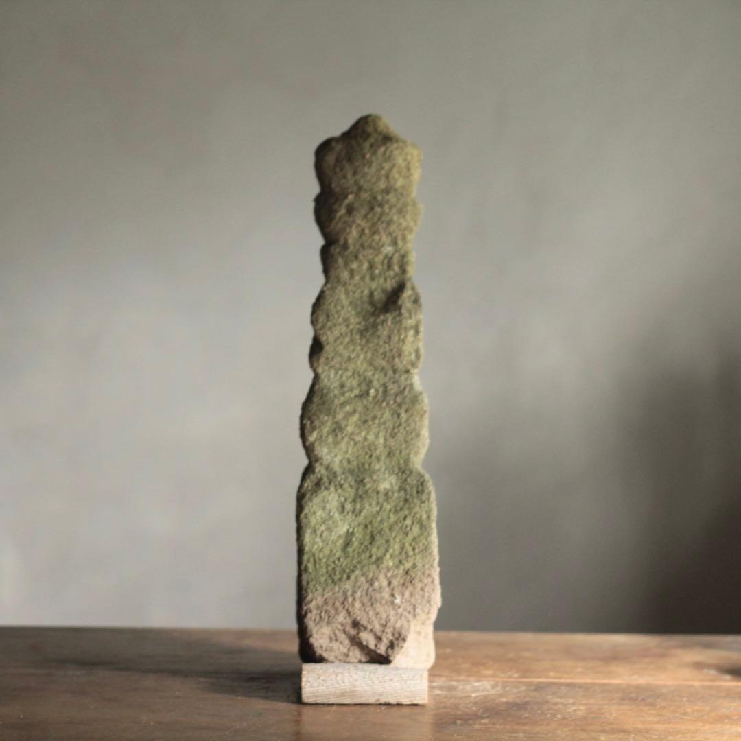 古い 一石五輪塔 古美術 仏教美術 古道具 アンティーク No.2 オブジェ