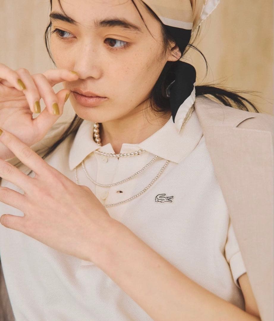 【IENA】LACOSTE/ラコステ 別注 POLO SHIRTS ポロシャツ