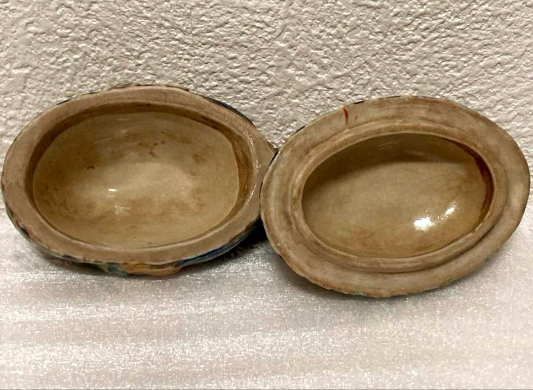 野々村仁清　写し　鶏香合