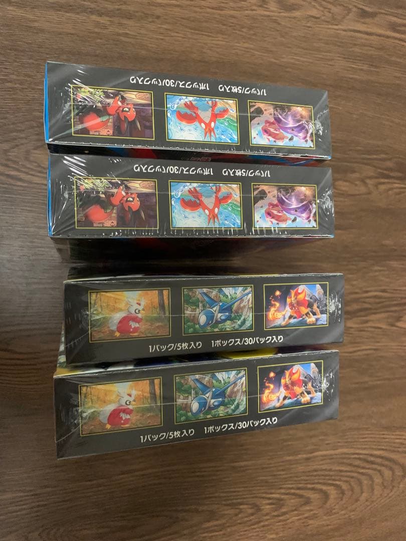 ポケモンカードメガブレイブ、シンフォニア各4BOX